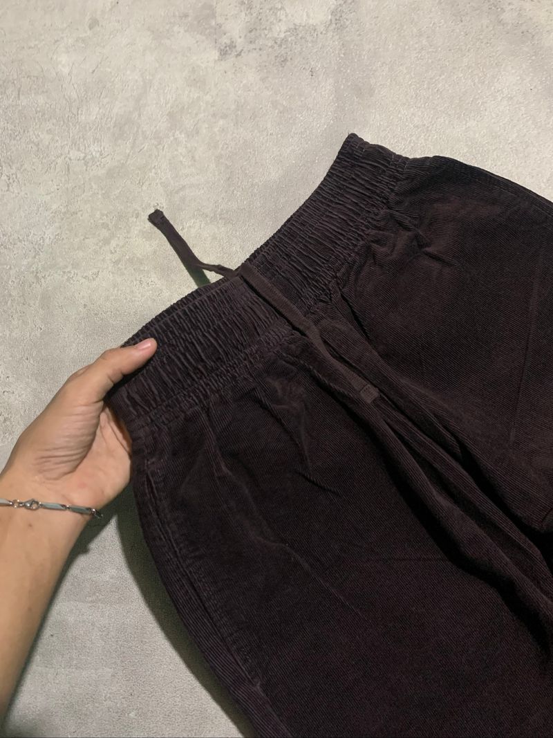 Relax korduroy Pant GU Brown, foto 3