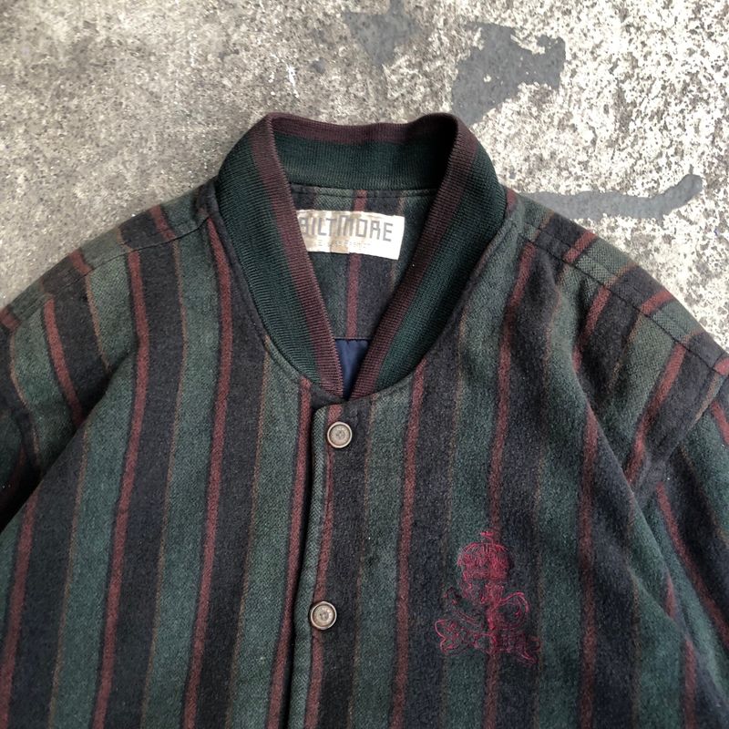 BOMBER JACKET VINTAGE 90s STRIPE BY BILTMORE, foto 5