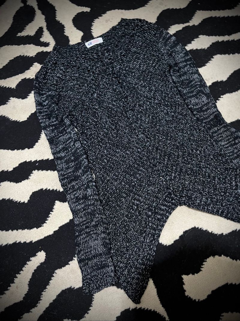 Y2k H&M Black Textured Knit Sweater, foto 3