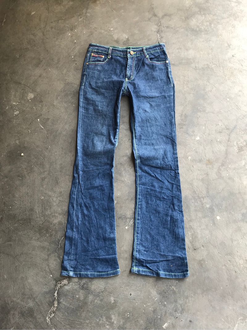 difeng lowrise bootcut jeans y2k, foto 2