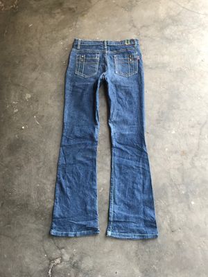 difeng lowrise bootcut jeans y2k