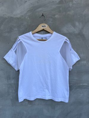 Adidas Trefoil white on white original shirt