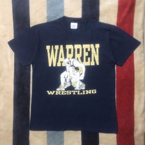 Vintage 00s Warren Wrestling Boxy-Fit T-Shirt