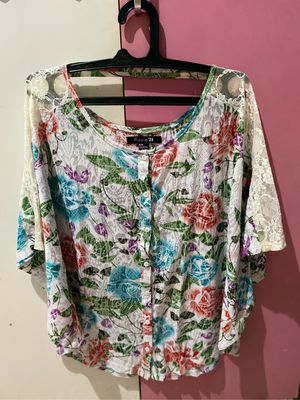 Forever 21 Casual Blouse Wanita multicolor