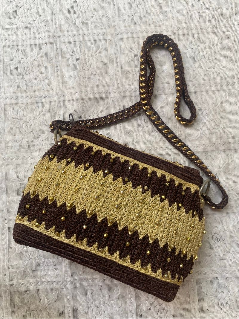 etnik crochet slingbag, foto 2
