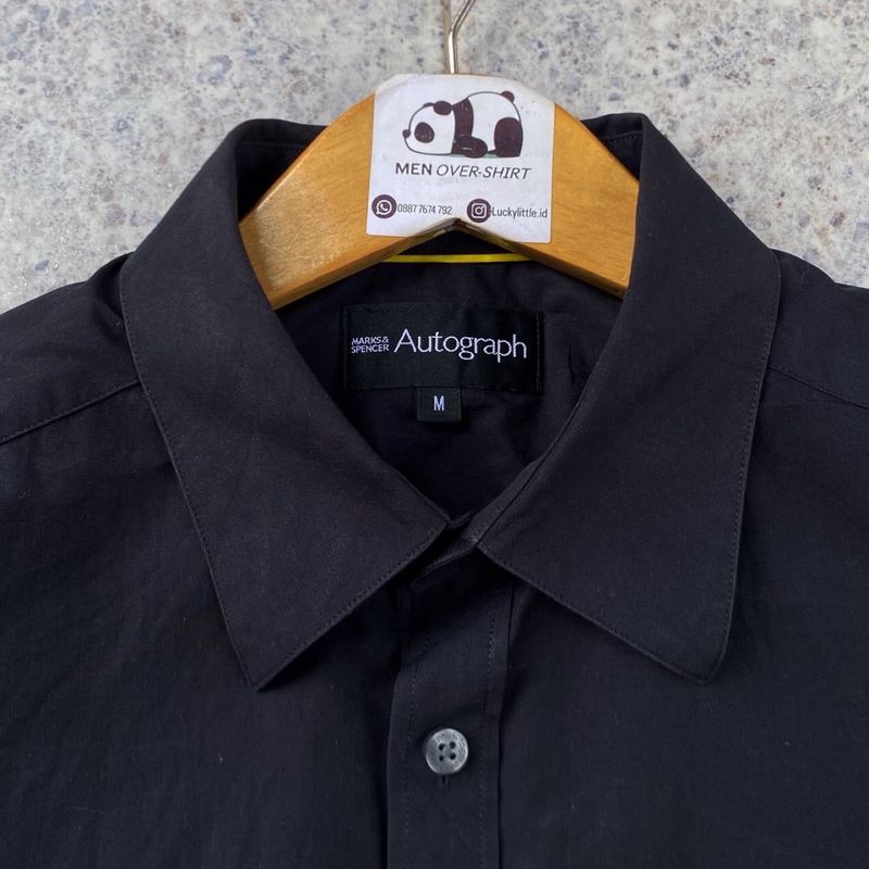 Kemeja Hitam Mark & Spencer, foto 3