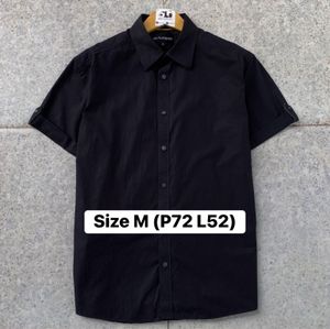 Kemeja Hitam Mark & Spencer