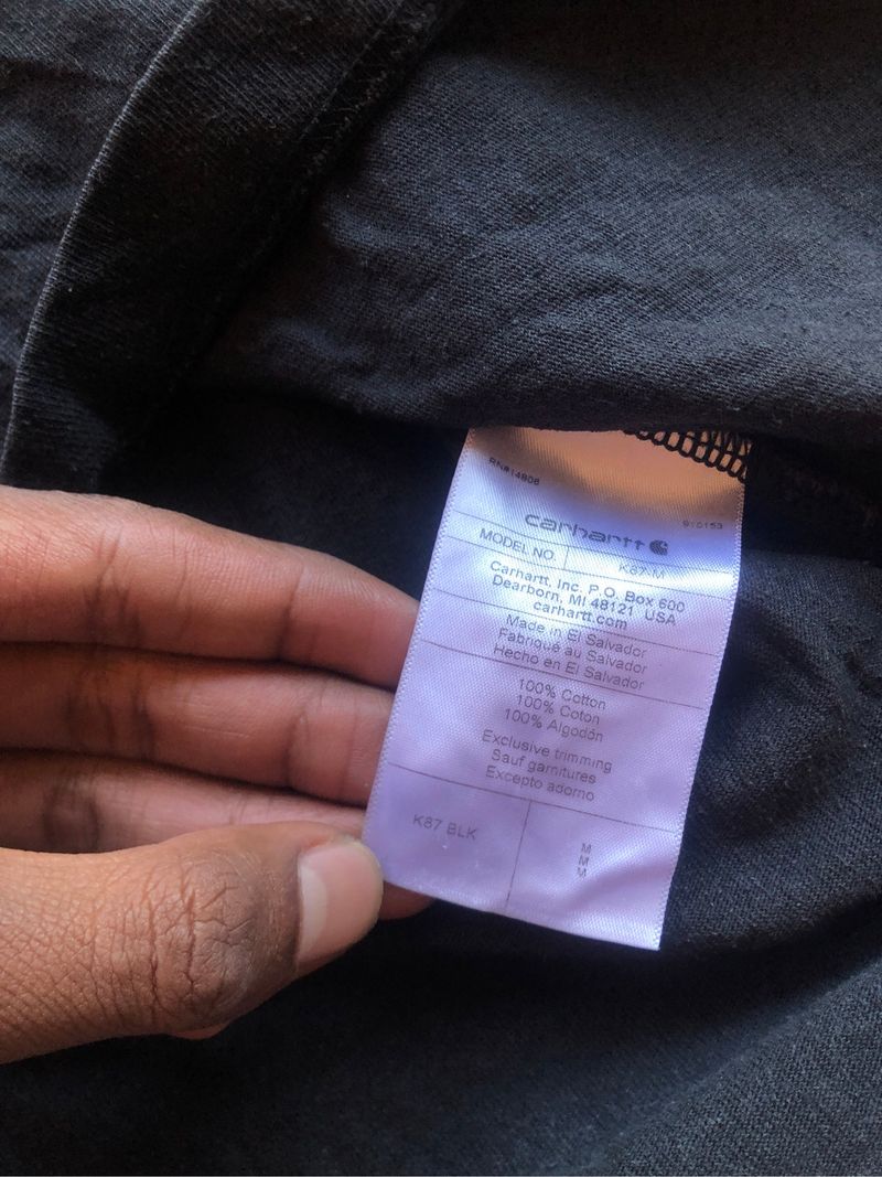 CARHARTT POCKET K87 BLK, foto 4