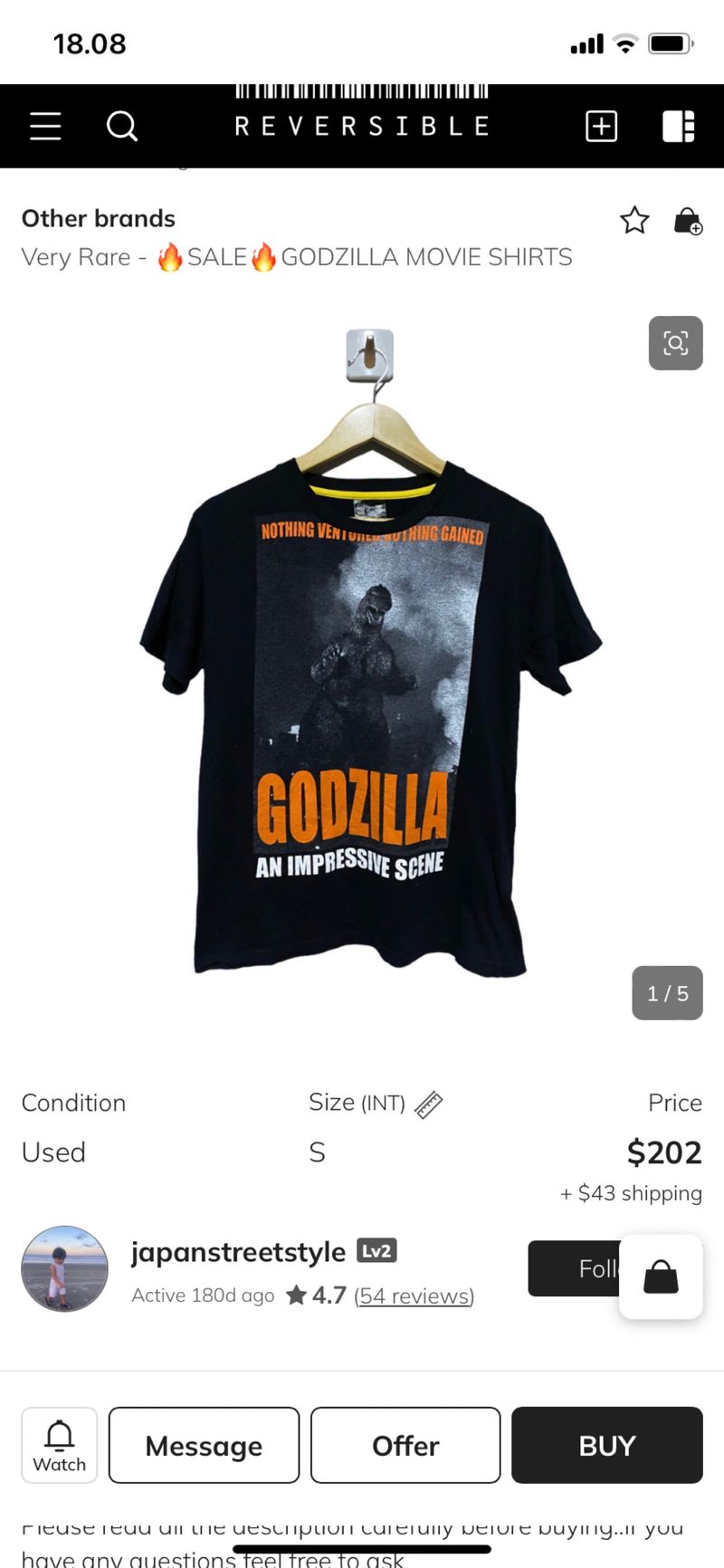 Kaos Rare Godzilla Movie, foto 2