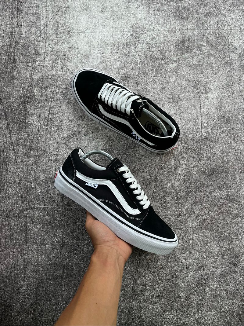 Vans Old Skool Skate Pro Black White, foto 2