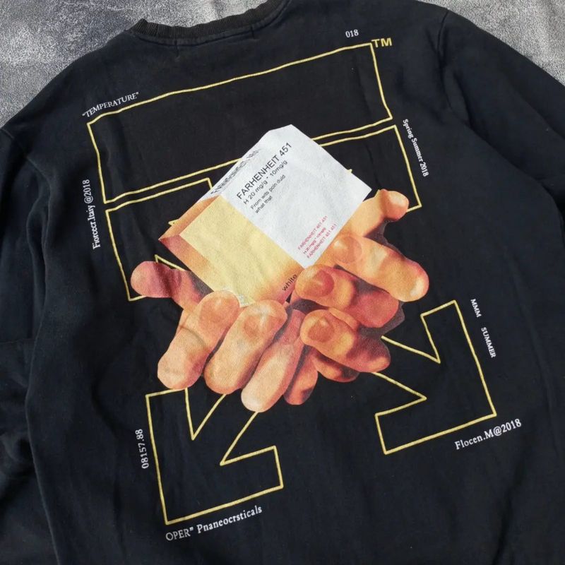 crewneck off white, foto 5