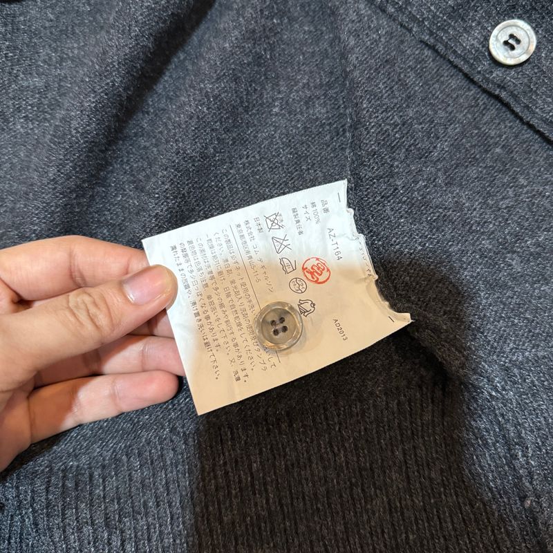 CDG Play knitwear abu gelap, foto 6