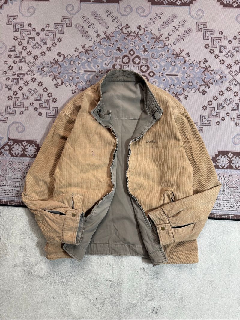BOXY REVERSIBLE CANVAS WORK JACKET BY BOOS, foto 2