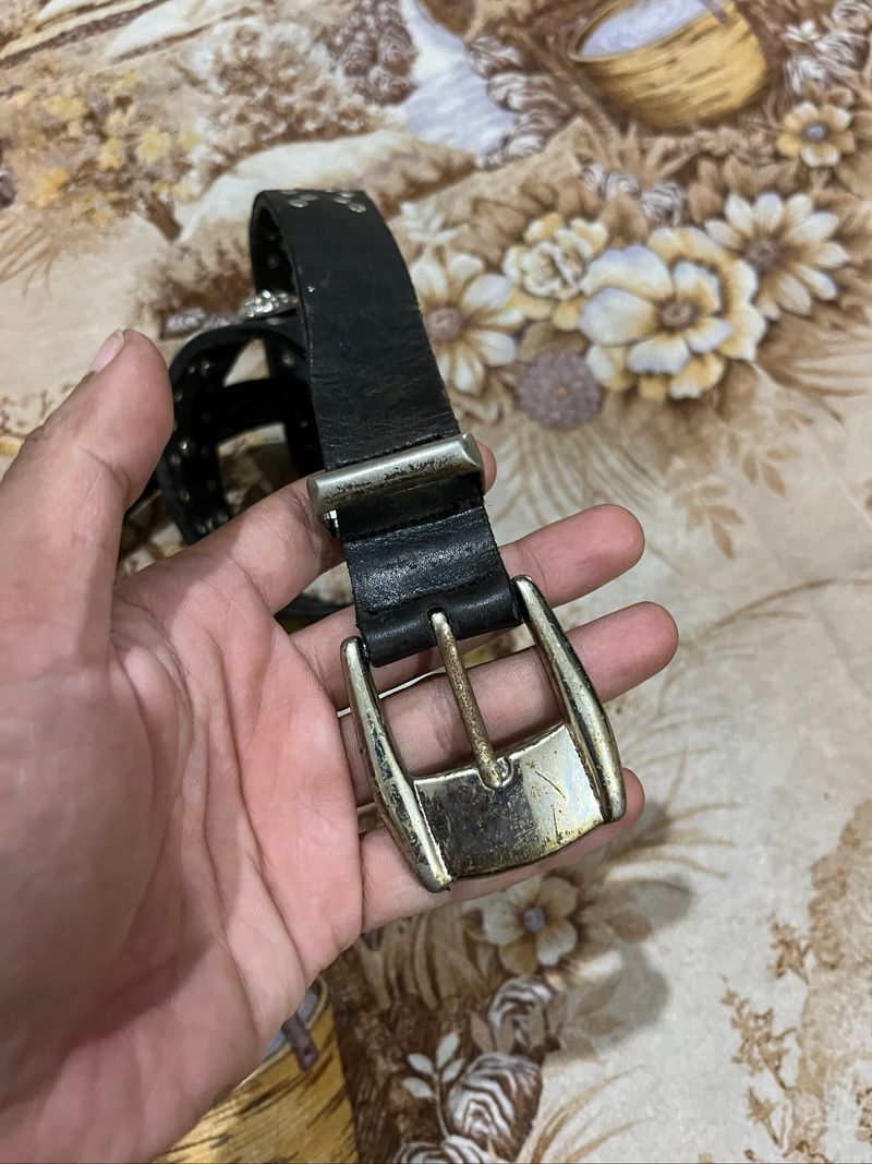 Vintage Versace Leather Belt, foto 4