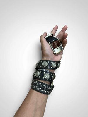 Vintage Versace Leather Belt