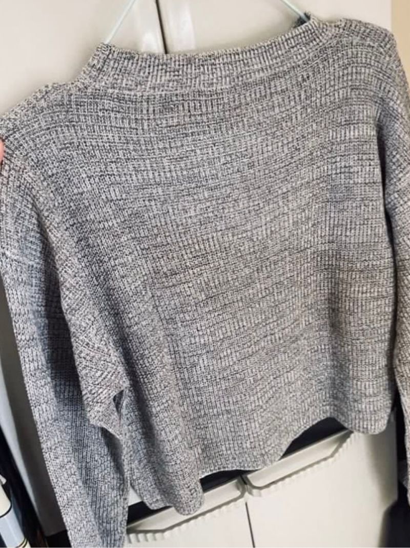 Grey Knit Crop, foto 3