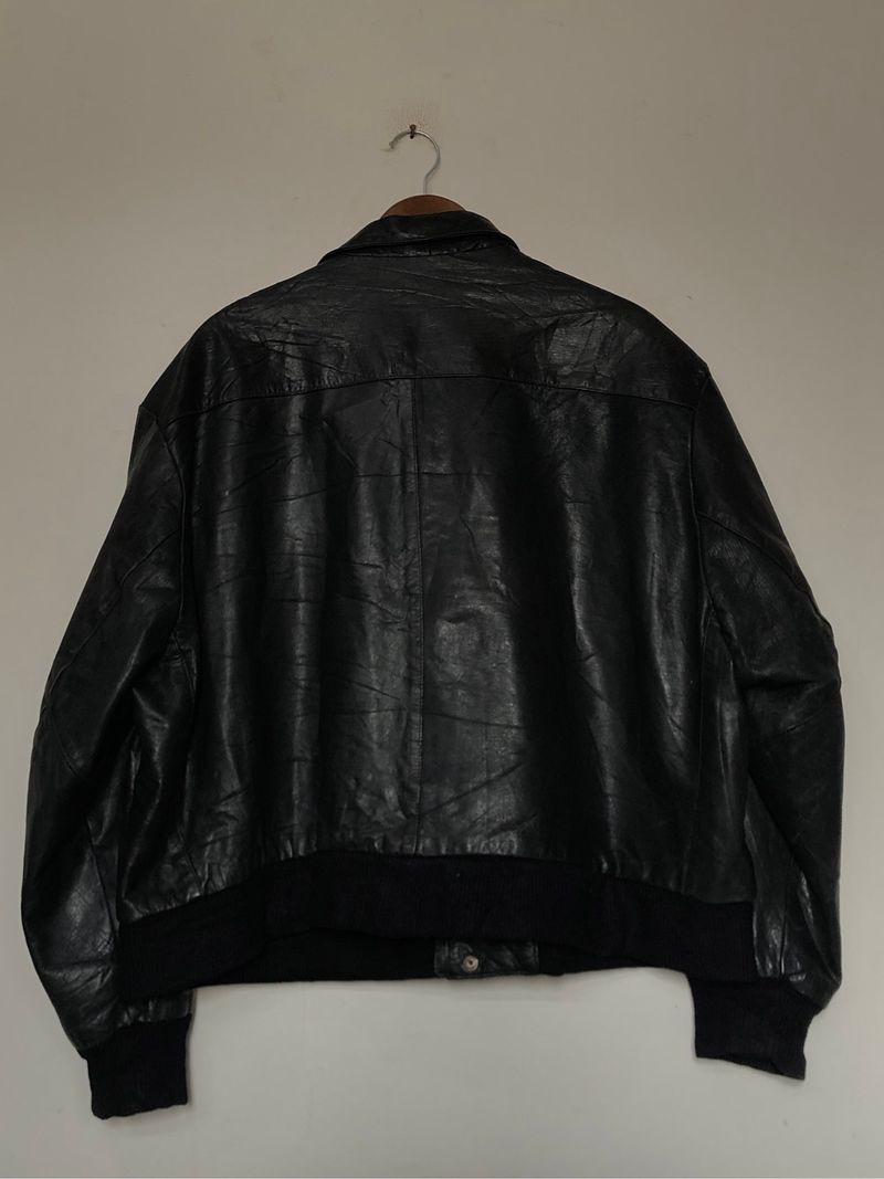 Top Gun Real Leather Bomber Pilot Jacket Boxy USA, foto 3