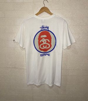 Kaos Stussy X Bape
