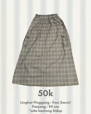 Tartan skirt