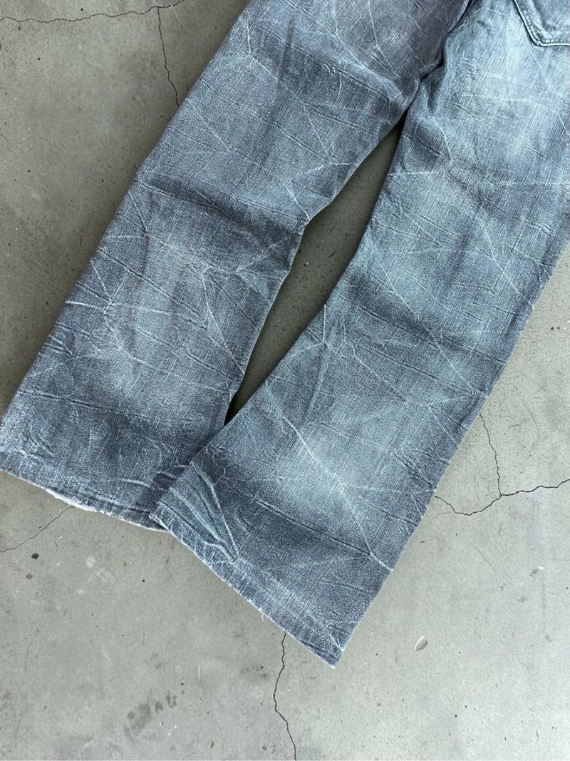SkullRones flared bootcut jeans wash y2k rare, foto 3