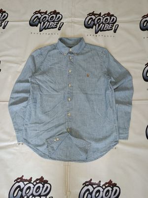 Kemeja ralph lauren denim sky barcode series