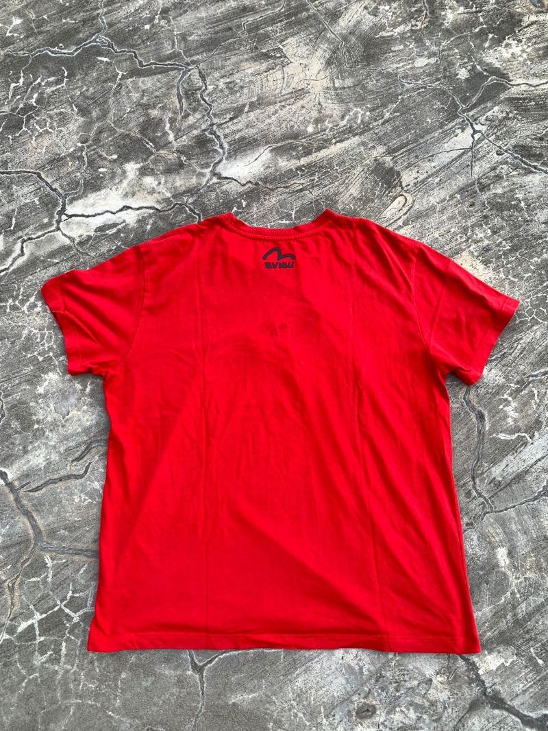 Evisu Casual T-shirt Pria red, foto 2