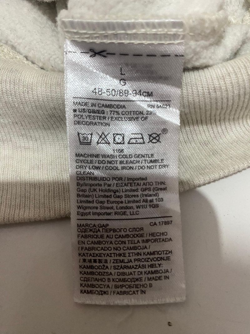 GAP Casual Hoody Pria white, foto 4