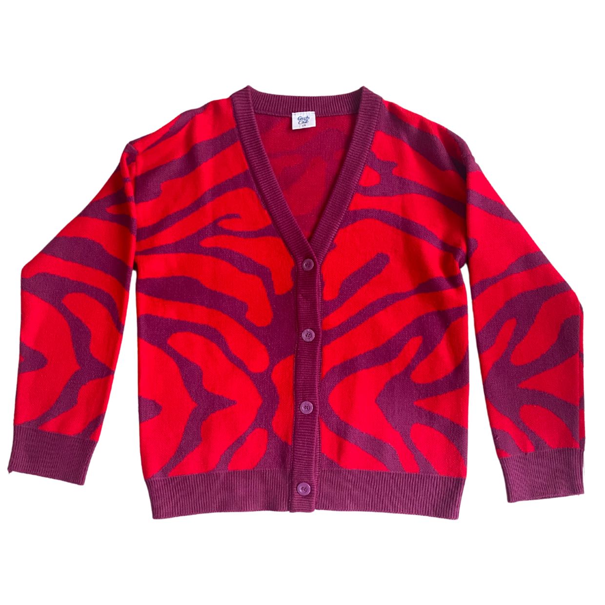 Streetwear Casual Fleece Wanita purple red