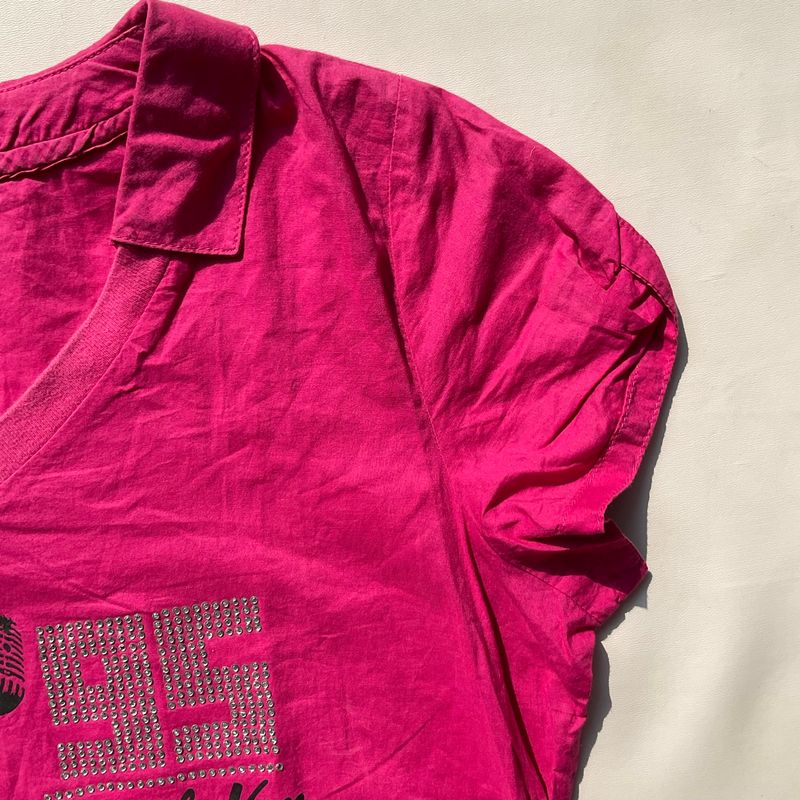 1995 y2k Rock Pink Tee, foto 9
