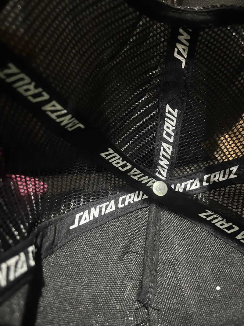 Santa cruz  skateboard trucker hat, foto 2