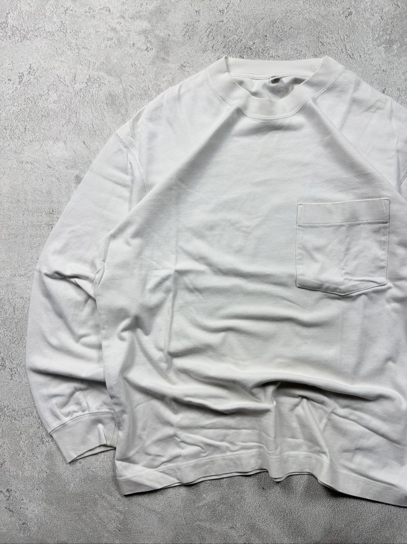 Uniqlo Pocket White Longsleeve, foto 2