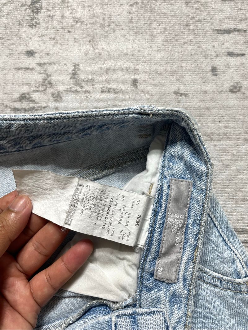 888Seconds slacks denim jorts pants, foto 5