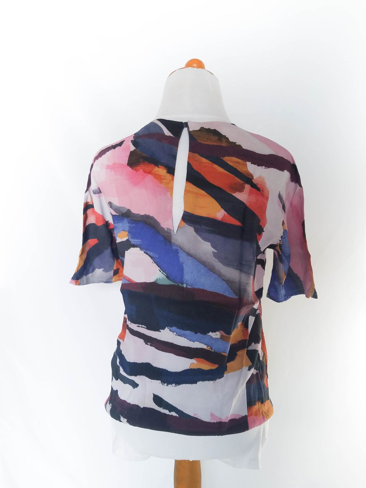 Mango Casual Blouse Wanita navy, foto 3