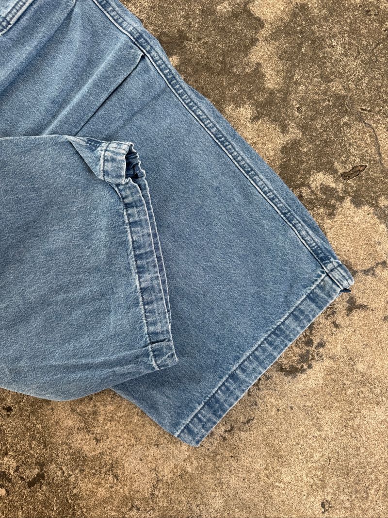 Gu Super Wide Cargo Denim Pants, foto 3