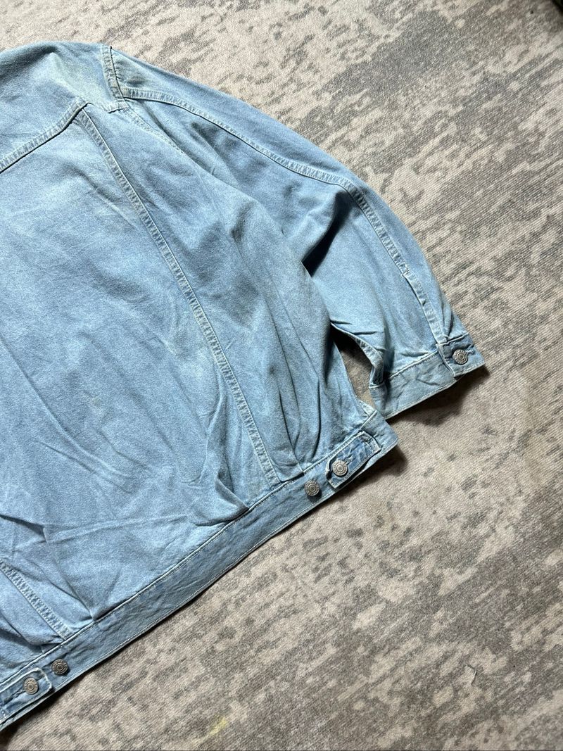 Global Uniqlo Trucker light blue Jacket, foto 7