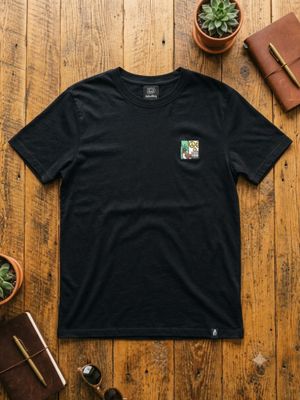 ​[ORIGINAL LICENSED] Keith Haring Art T-Shirt Black size 95