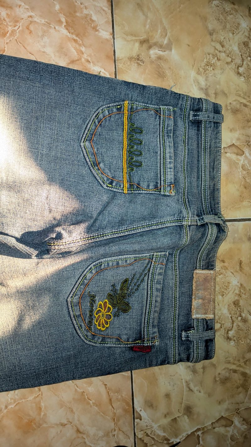 Vintage Blue Bootcut Jeans, foto 3