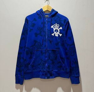 Zipper Hoodie STUSSY Vintage Skull AOP
