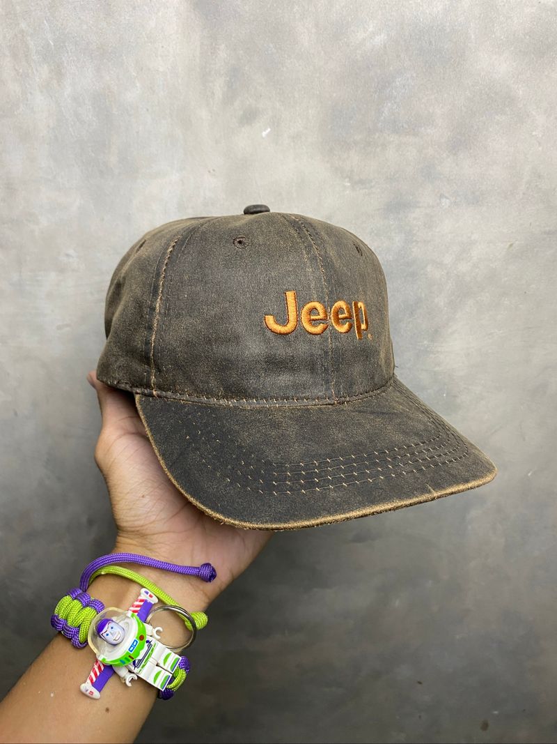 Jeep Leather Dadcap by OutdoorCap, foto 3
