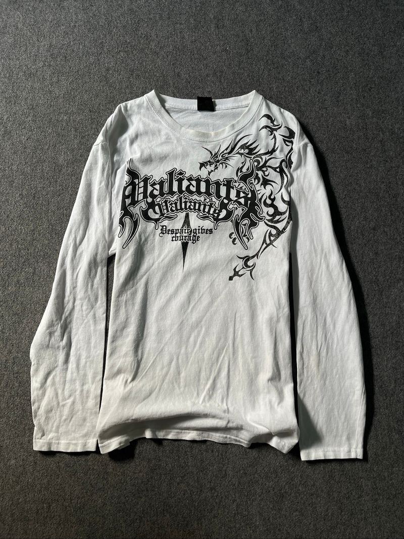 Longsleeve y2k triball grunge gothic 2000s style, foto 8