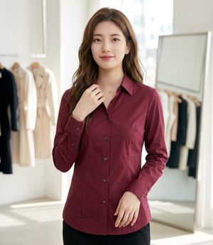 A20-07 BLOUSE / KEMEJA UNIQLO / BAJU KERJA / OOTD FASHION