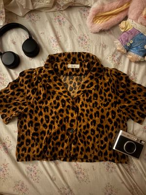 Leopard Crop Shirt