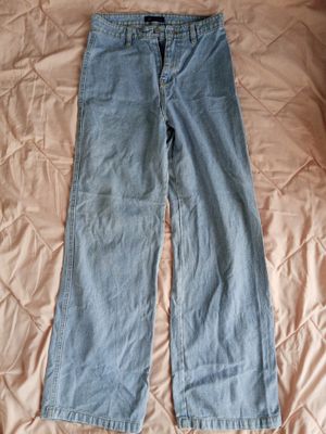 Jeans Wanita Cordy Light Blue Wide Leg