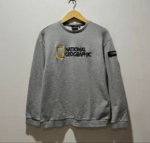 Crewneck National Geographic Big Logo Bordir Patch