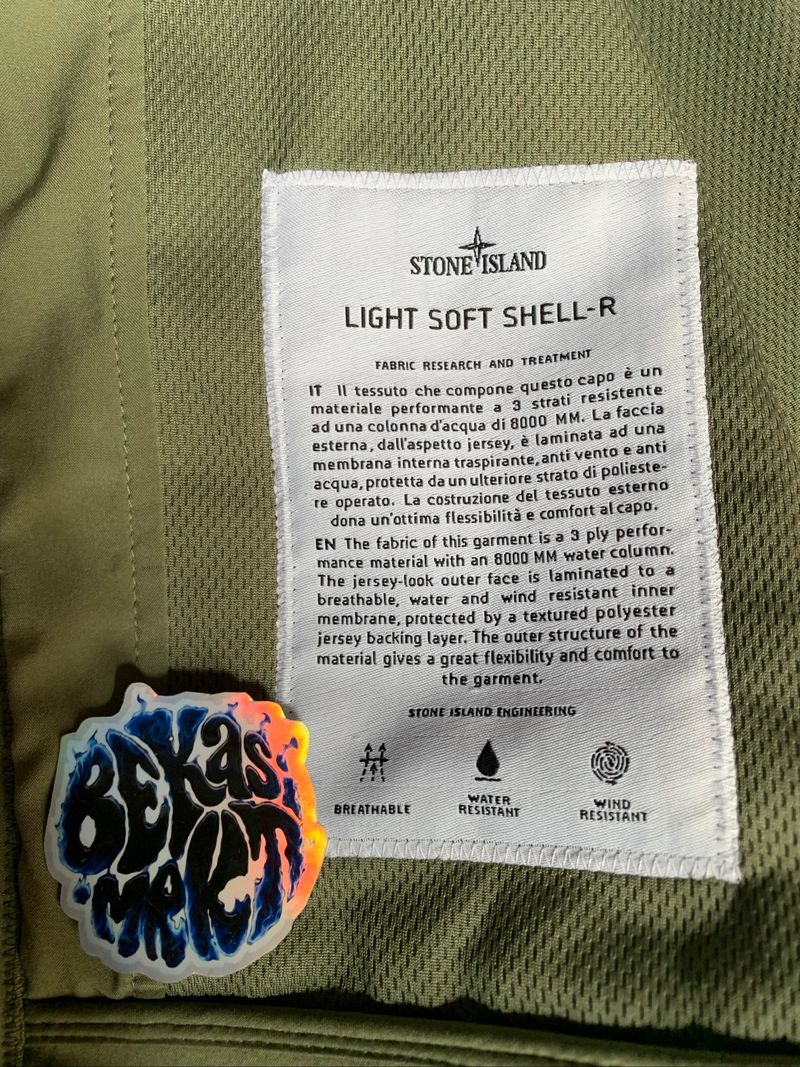 Stone Island Light Softshell R dye Technology, foto 5