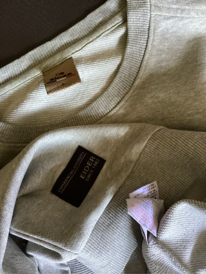 Eid3r Seeater Crewneck Gray Basic Back Camo vtg, foto 2