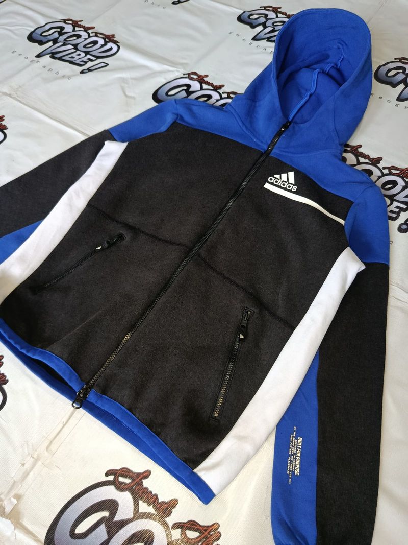 Adidas tech fleece colour block double zipper, foto 3
