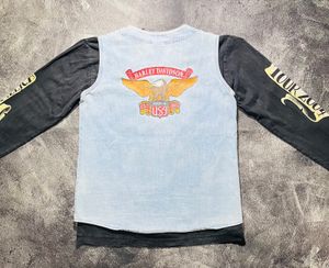 VEST ROMPI JEANS VINTAGE HARLEY DAVIDSON made in usa 90 s
