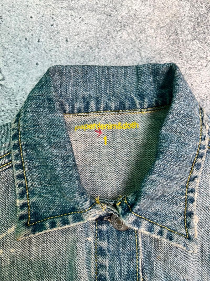 TRASHED DENIM JACKET BY PAPER DENIM, foto 5