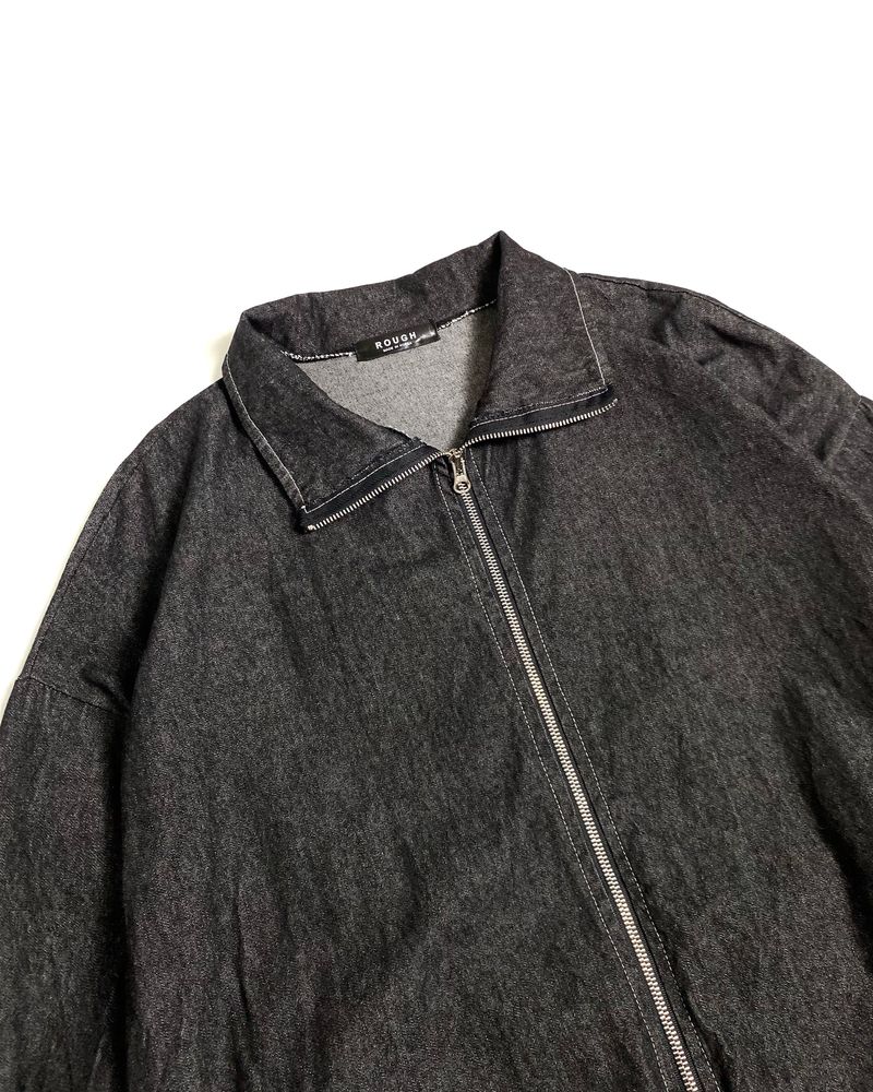 Raw Denim Workjacket Boxy - Rough Streetwear Style, foto 4